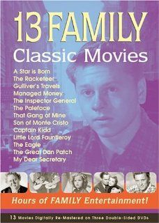 Family Classics 13 Movie MiniPack Louis Hayward, Charles Laughton, Janet Gaynor, Carole Lombard, Jessica Dragonette, Shirley Temple, Danny Kaye, Buster Keaton, The East Side Kids, Carles Laughton, Mickey Rooney, Rudolph Valentino, Dennis O'Keefe, Kirk