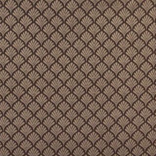 B657 Brown, Fan Jacquard Woven Upholstery Fabric By The Yard  54" Wide