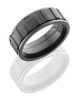 Zirconium, Gear Spinner Zirconium Inlay Sandblasted Wedding Band (sz 4 13) Jewelry