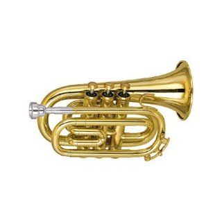 Amati ATR 314 Series Bb Pocket Trumpet (ATR 314 O Lacquer) Musical Instruments