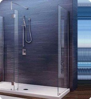 Fleurco Evolution Walk In Shower System (Two Fixed Panels and One Small Panel  For 5' and 6' Bases)   V56315   Bathroom Accessories