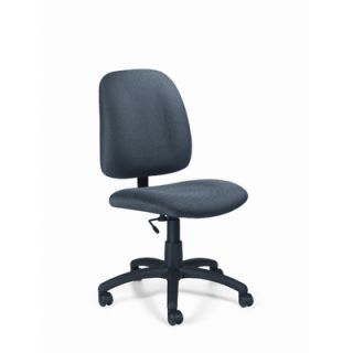 Global Total Office Goal Armless Low Back Pneumatic Task Chair