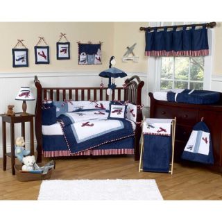 Vintage Aviator Crib Bedding Collection