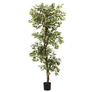 Nearly Natural Variegated Ficus Tree