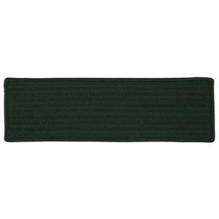 Simply Home Solid Dark Green Stair Tread