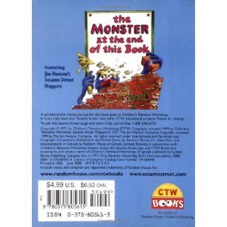 The Monster at the End of This Book (Sesame Street) (Big Bird's Favorites Board Books) Jon Stone, Michael Smollin 0807728242503 Books