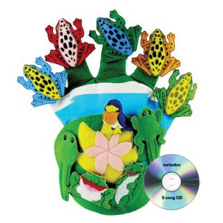 Get Ready Kids Wide Mouth Bullfrog and Friends Storytelling Glove