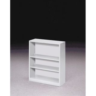 41 H Three Shelf Steel Bookcase