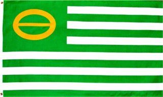 NEW 3X5 GREEN ECOLOGY FLAG PEACE 3 X 5 3ft x 5ft Banner  Outdoor Flags  Patio, Lawn & Garden