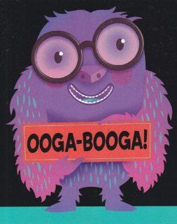 Greeting Halloween Card "Ooga booga"  Paper Stationery 