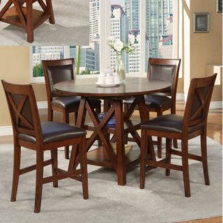 Pub Tables & Bistro Sets   Finish Brown, Top Material Manufactured