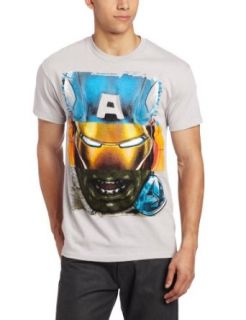 Marvel Men's Avengers Tri Face T Shirt Fashion T Shirts Home & Kitchen