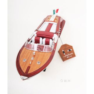 Old Modern Handicrafts Riva Aquarama Painted Boat