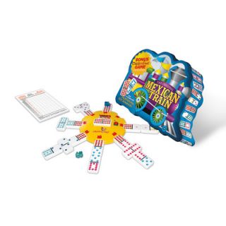 Puremco Dominoes Mexican Train Deluxe Double 12 Domino Game with Dots