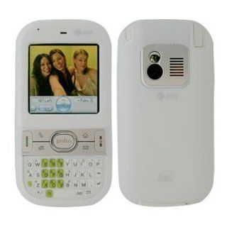 For Palm Centro 690 Transparent Clear White Silicone Skin Case Cover Cell Phones & Accessories
