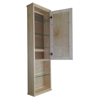 WG Wood Products Shaker Series 49.5 x 15.25 Wall Mount Medicine