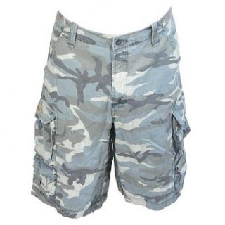 NEW Lee Dungarees Mens Camo Army Cargo Shorts   Grey   33   (691) at  Mens Clothing store
