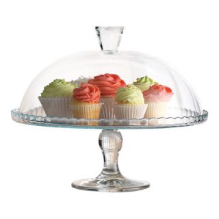 Home Essentials Sweet Cake Plate with Dome