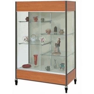 Fleetwood Mobile Trophy and Art Display Case with Half Width Shelves