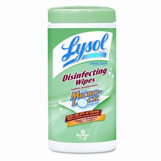 Lysol Brand Lemon and Lime Blossom Sanitizing Wet Wipes, 80/Canister
