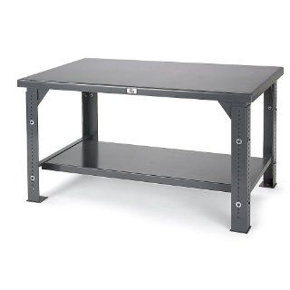STRONG HOLD Adjustable Height 10, 000 Lb. Capacity Workbenches Service Carts