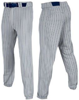 Champro 14 Oz. Pro Plus Custom Baseball Pant GREY/NAVY PINSTRIPE AS  Baseball And Softball Pants  Sports & Outdoors