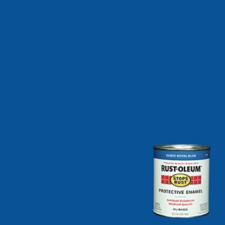 RustoleumStopsRust 1 Quart Royal Blue Protective Enamel Oil Base Paint