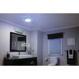 Silent LunAura Ambiant 110 CFM Energy Star Bathroom Fan with Light