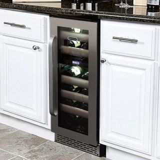 Elite 17 Bottle Dual Zone Built in Wine Refrigerator