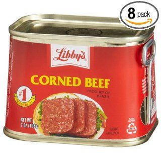 Libby's Corned Beef, 7 Ounce Cans (Pack of 8)  Jerky And Dried Meats  Grocery & Gourmet Food
