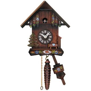 River City Clocks Cottage Quarter Call Cuckoo Clock with Hand Painted