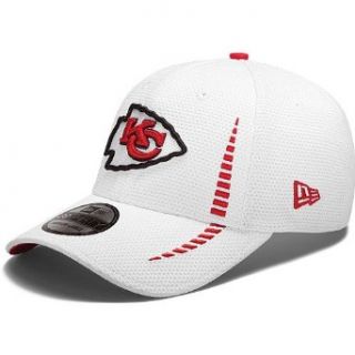 NFL Kansas City Chiefs Training Camp 3930 Cap, White, Small/Medium  Sports Fan Baseball Caps  Clothing