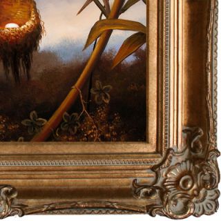 Tori Home Heade Black Breasted Plovercrest Hand Painted Oil on Canvas