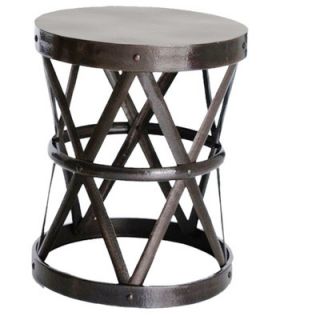 Fashion N You Hammered Drum Cross Table / Stool