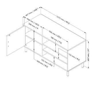 South Shore Renta 46.25 TV Stand