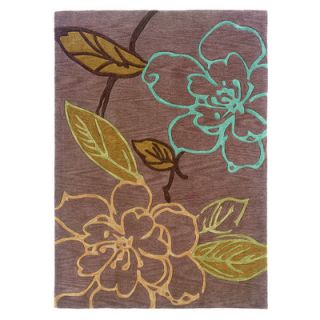 Linon Rugs Trio Space Dyed Thistle/Brown Rug