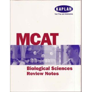 MCAT Biological Sciences Review Notes Kaplan Books