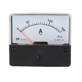 Class 2.5 Accuracy AC 150A Ammeter Analog Ampere Panel Meter   Multi Testers  
