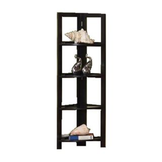 Hokku Designs Kala 5 Shelf Corner Ladder Display Bookcase