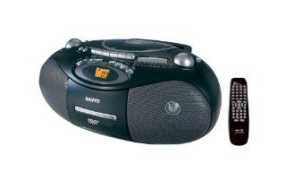 Sanyo MCD DV695M   Multi Region DVD /  CD / WMA Playback Portable AM FM Stereo Radio Cassette Recorder with USB / SD Connection ~ All Region PAL / NTSC DVD Boombox is 110V/240V   Players & Accessories
