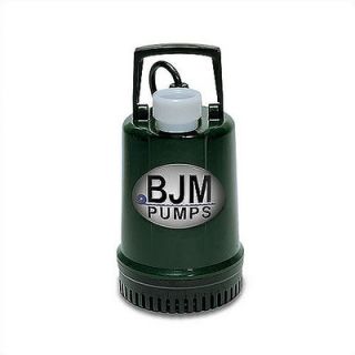 BJM Pumps 1.25 0.15 HP Submersible Dewatering Pump