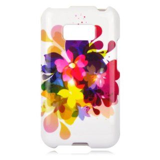 Cell Phone Case Cover Skin for LG LS696 Optimus Elite / Optimus M+ (Water Flowers)   Sprint,Virgin Mobile,MetroPCS Cell Phones & Accessories