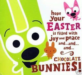 Easter Hoops & YoYo Chocolate Greeting Sound Card 