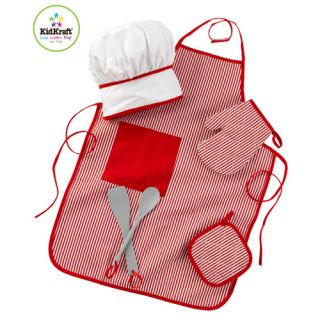 Tasty Treats Chef Accessory Set in Red