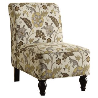 Monarch Specialties Inc. Floral Traditional Slipper Chair
