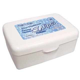 Safe & Soft® Flushable Personal Wipes Tub (12 Packs of 50), Hospeco® SS98059