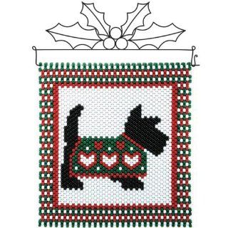 Heart Sweater Scottie Beaded Banner Kit   Jewelry Making Supplies
