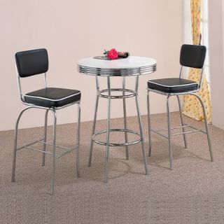 Wildon Home ® Red Cliff Retro Pub Table with Optional Stools