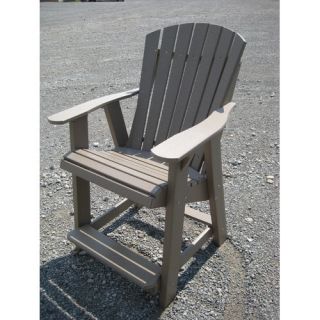 High Fan Back Balcony Chair