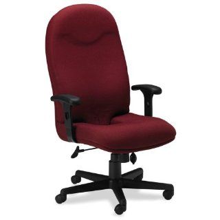 Mayline Executive High back Tailbone Cut out Chair Executive High back Chair, 27"x27"x44 1/2" 48 1/4", Burgundy  Office Chair Tailbone Cutout 